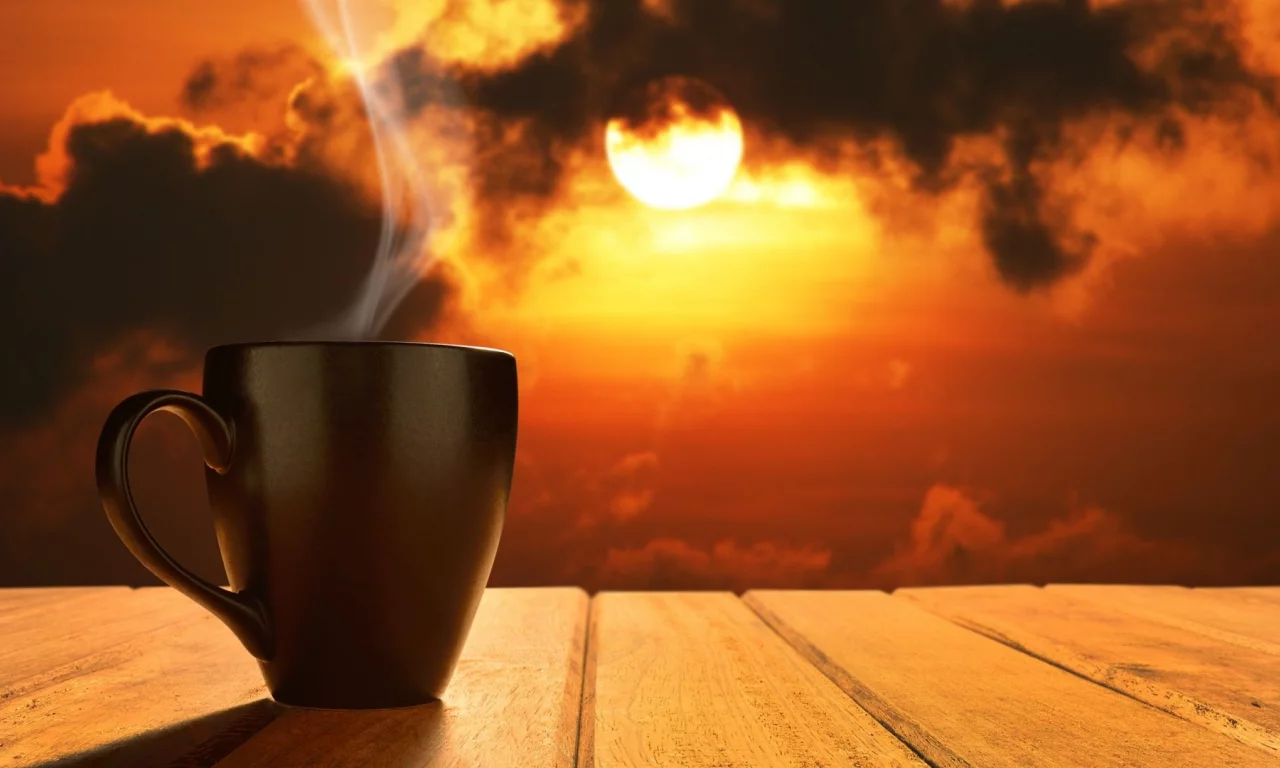 coffee, cup, warmth, morning, cloud