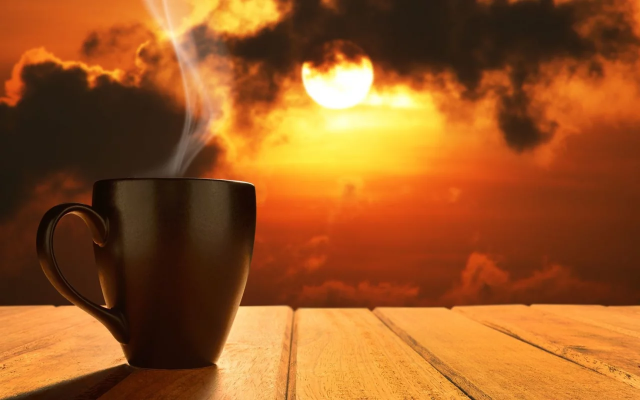 coffee, cup, warmth, morning, cloud