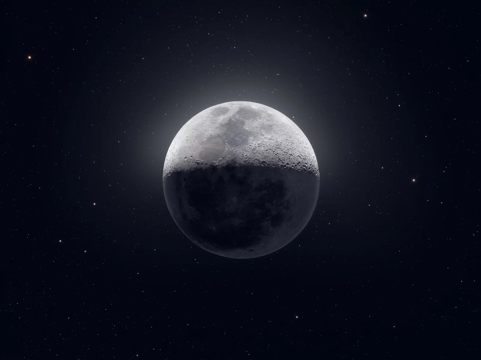 moon, stars, astrophotography, dark, background