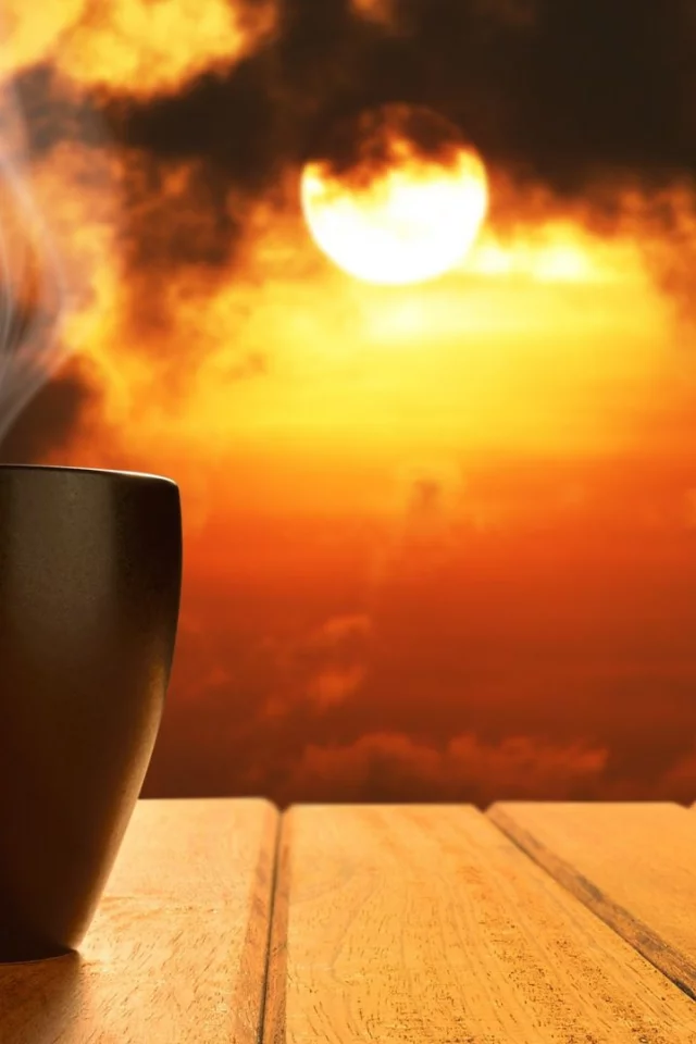 coffee, cup, warmth, morning, cloud