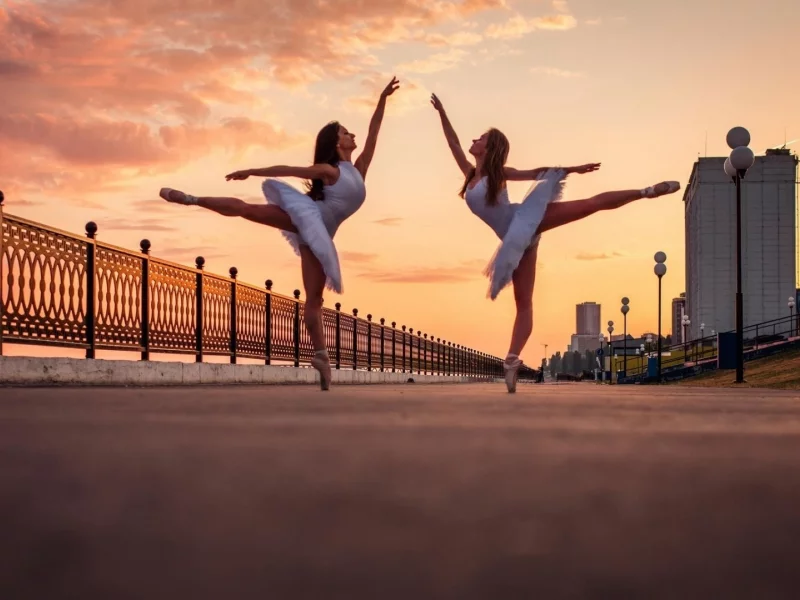 girls, ballet