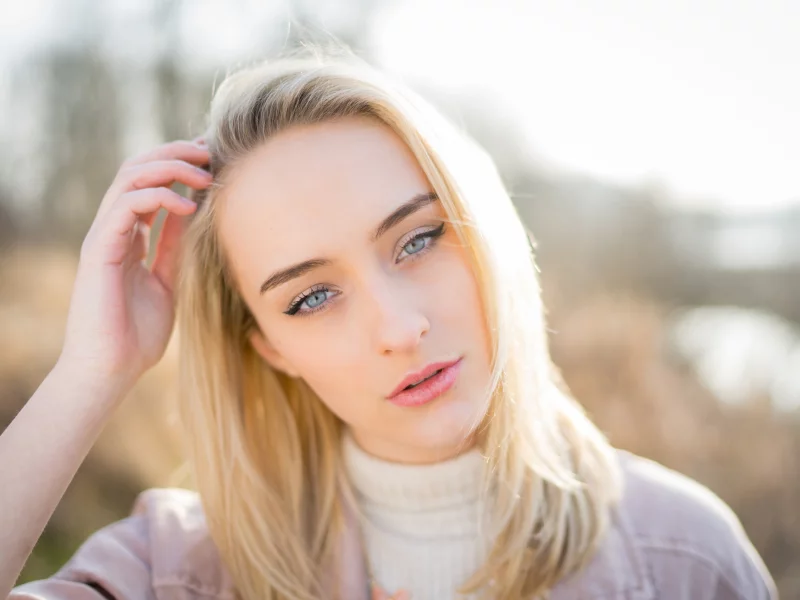 girl, beautiful, blonde, blue eyes