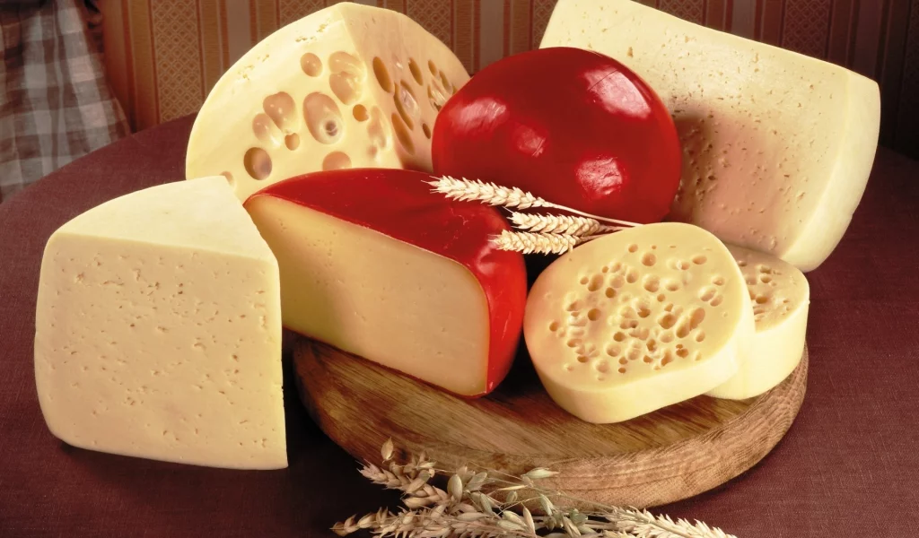 cheese, cedar, grain