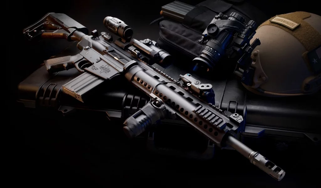 sniper rifle, space gun, barrel, gun, trigger