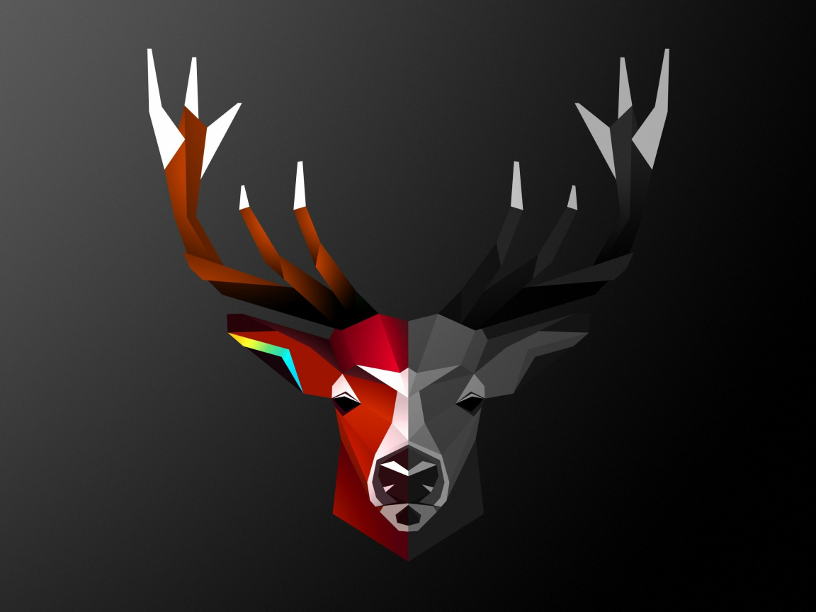 deer, antlers, 3d