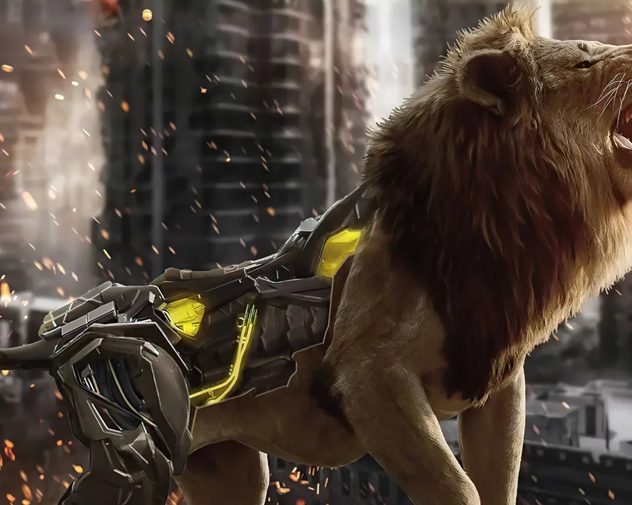 cyborn, lion