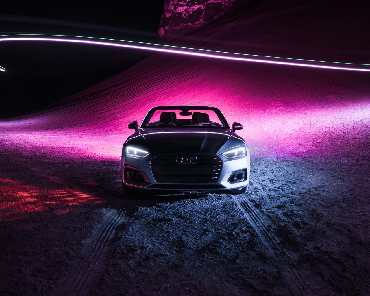 audi a5, light, design, sports car, audi