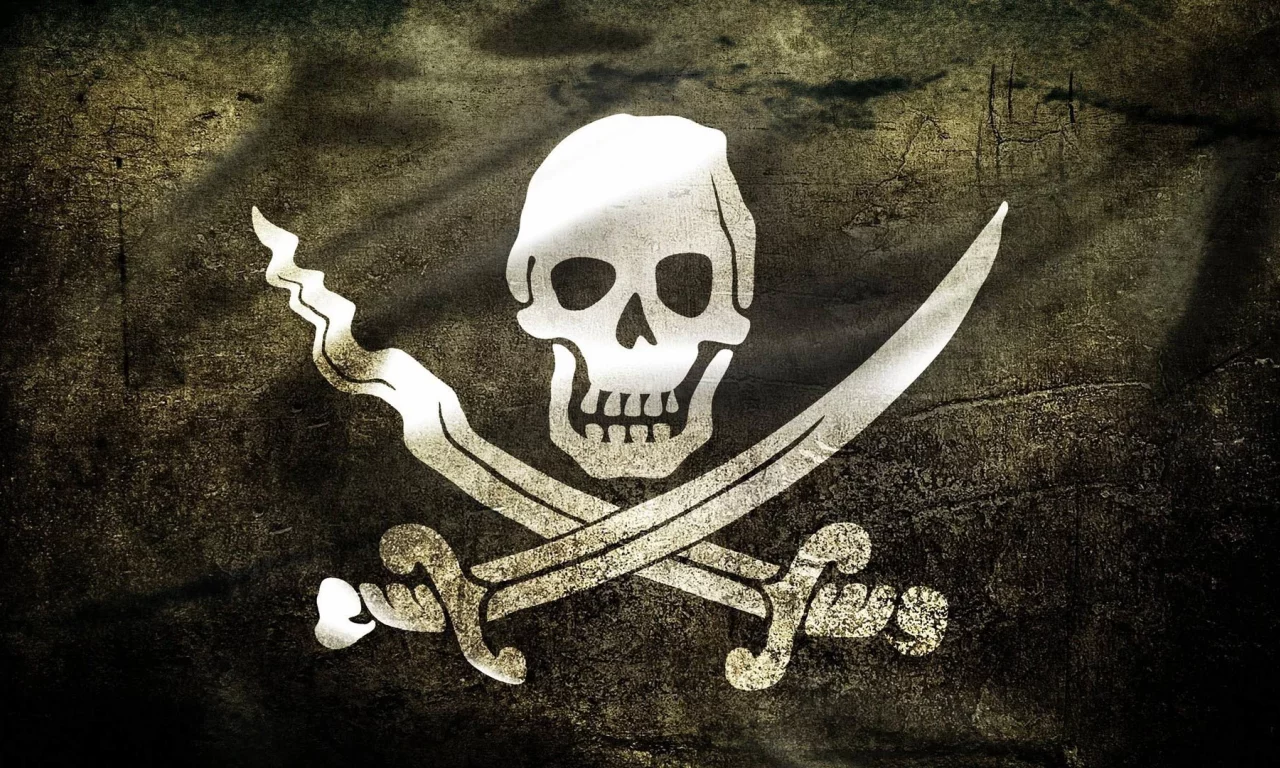 funny, bones, pirate, roger, sabers, symbolism, skeleton, flag, skull
