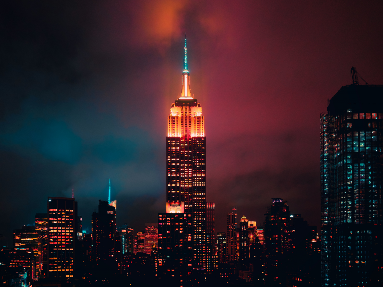 empire state building, manhattan, new york city, skyscraper