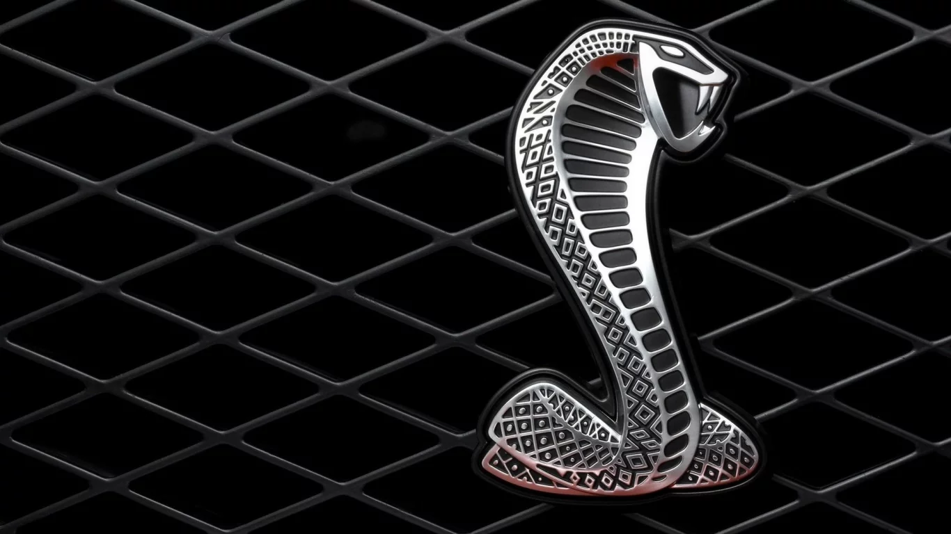 diamonds, lines, black background, car, cobra, logo