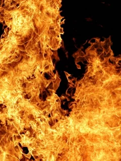 fire, white, dark, flash, explosion