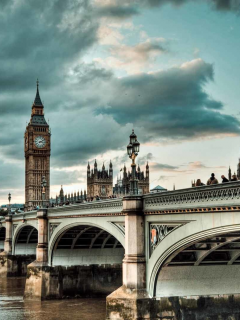 big ben, britain, westminster bridge, london, sky, river, thames, clock