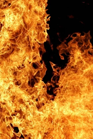 fire, white, dark, flash, explosion