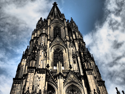 europe, cologne, germany, cologne cathedral, sky