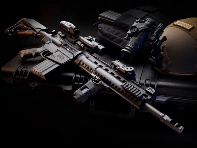 sniper rifle, space gun, barrel, gun, trigger