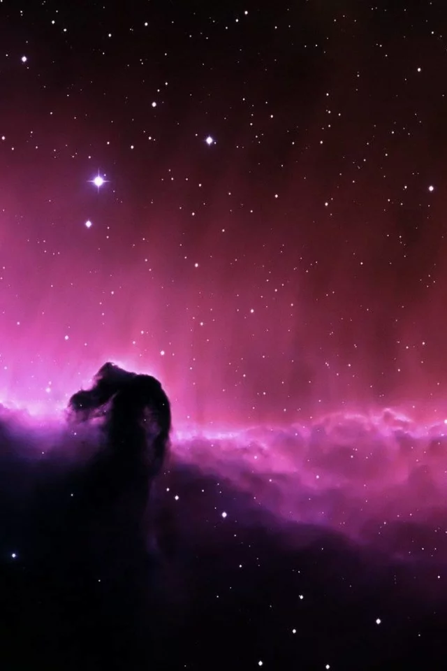 stars, clouds, radiance, space