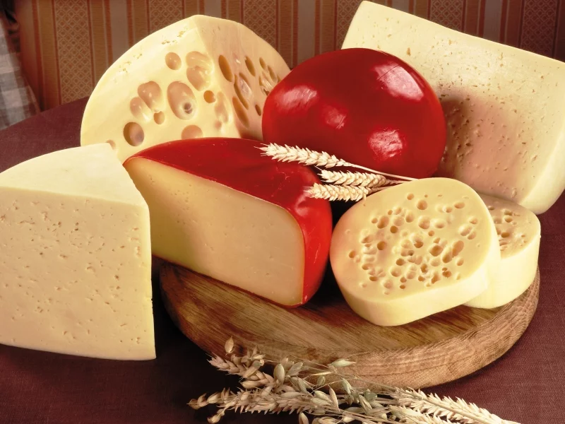 cheese, cedar, grain