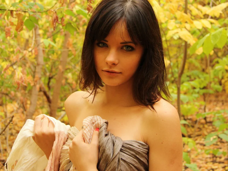 girl, beautiful, model, nature