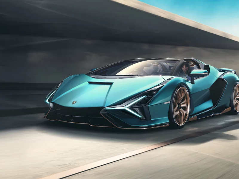 car, lamborghini, sian roadster