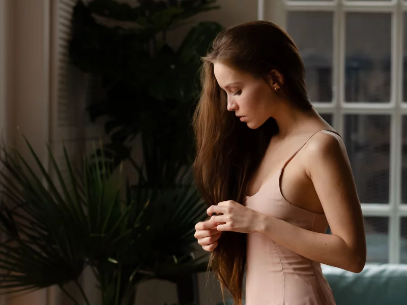 girl, beautiful, model, brown hair