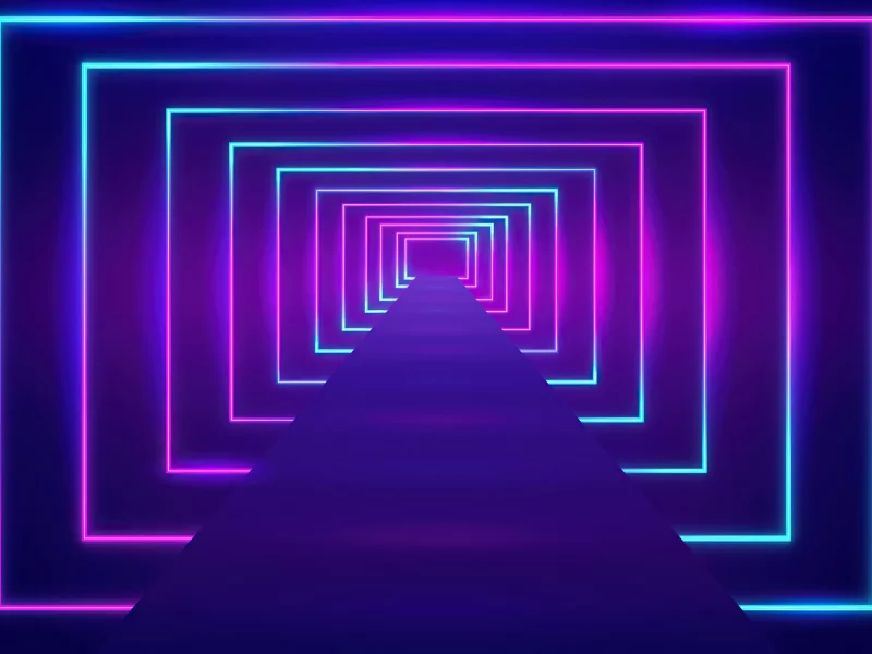 optical illusion, abstract art, illusion, blue, purple, photo, screensaver