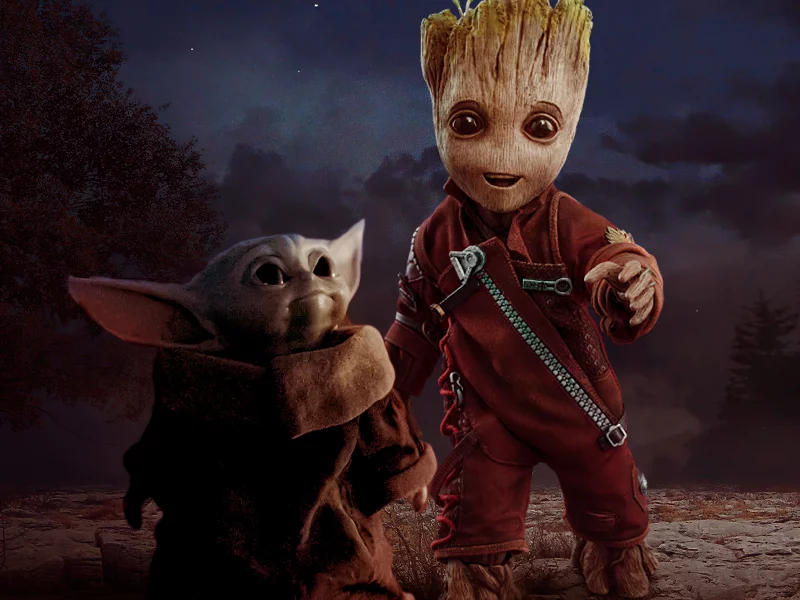 baby yoda, grog, groot, yoda, mandalorian