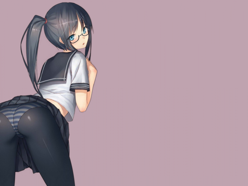 original characters, skirt, panties, ponytail, pantyhose, leggings