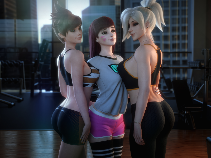 overwatch, video games, girls