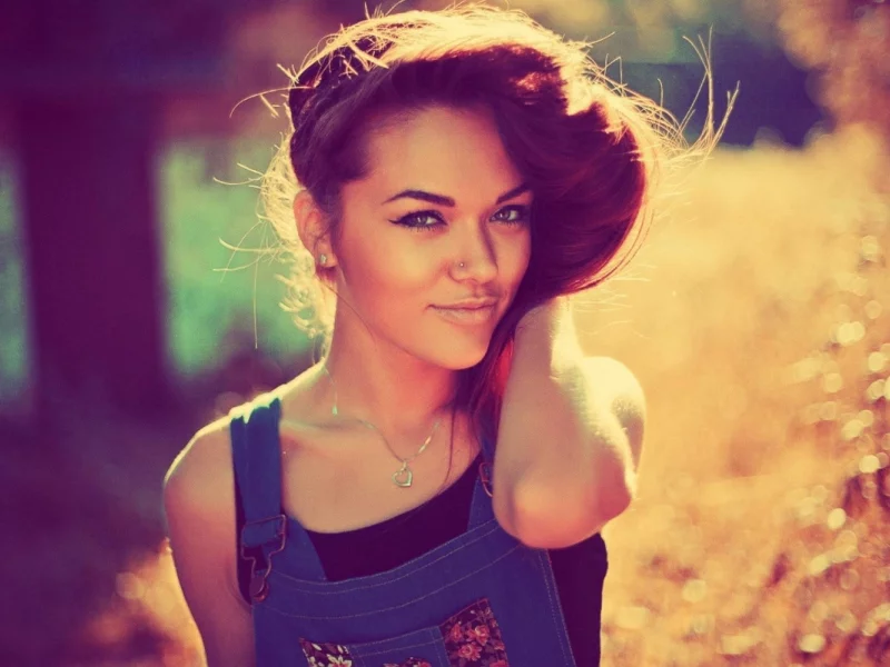 girl, beautiful, nature
