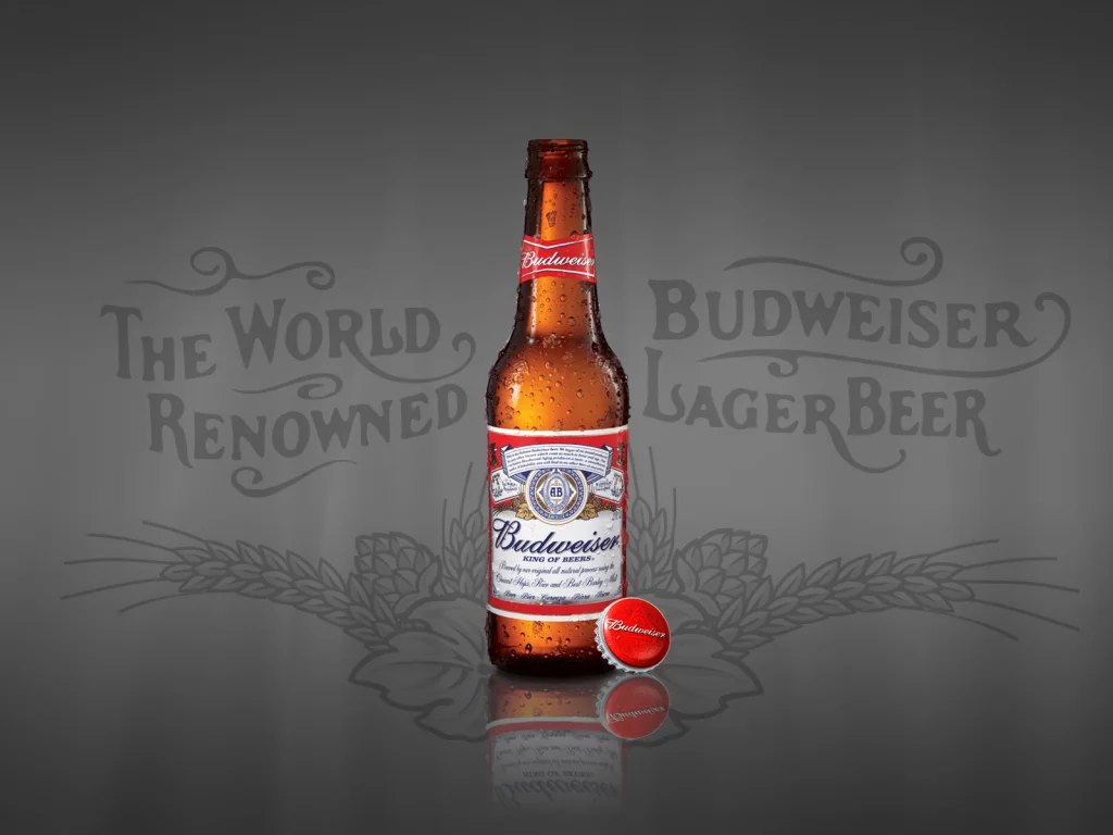 beer, budweiser, bottle