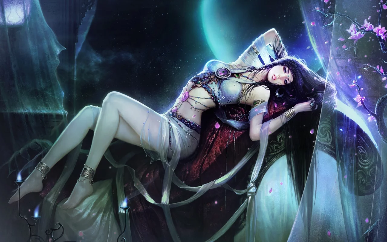 beautiful, girl, fantasy