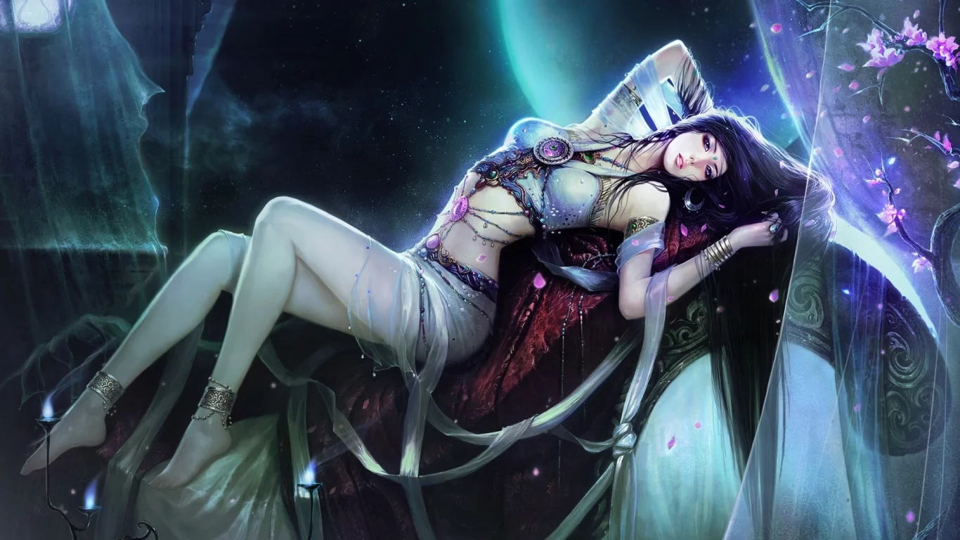 beautiful, girl, fantasy