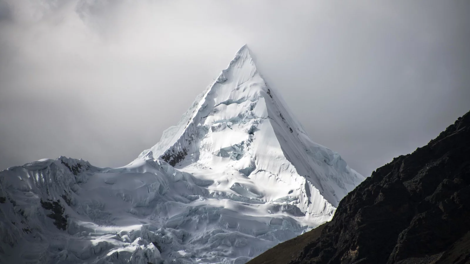 alpamayo, cloud, mountain, world, natural landscape