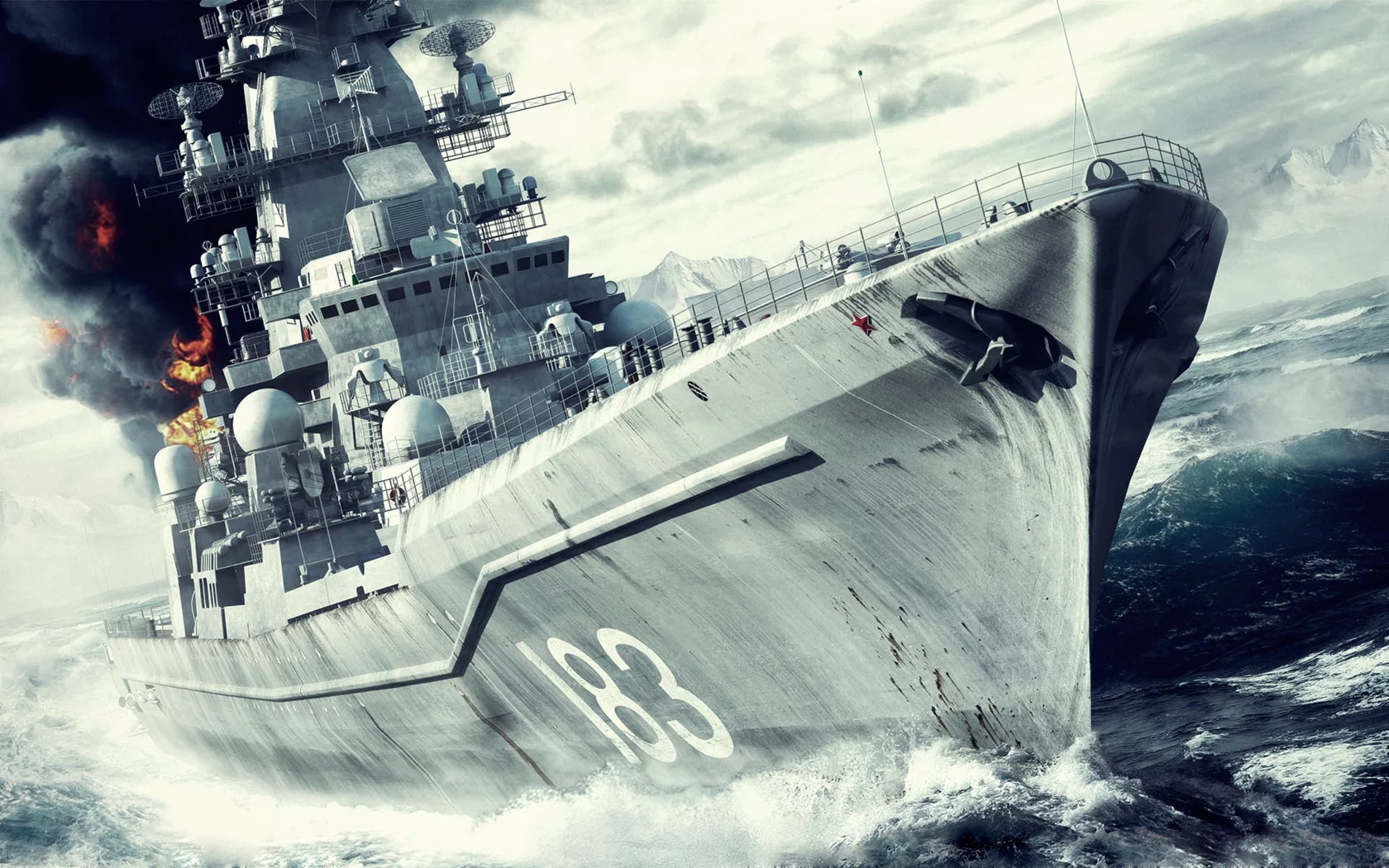 ship, warship