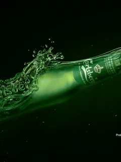 beer, bottle, carlsberg
