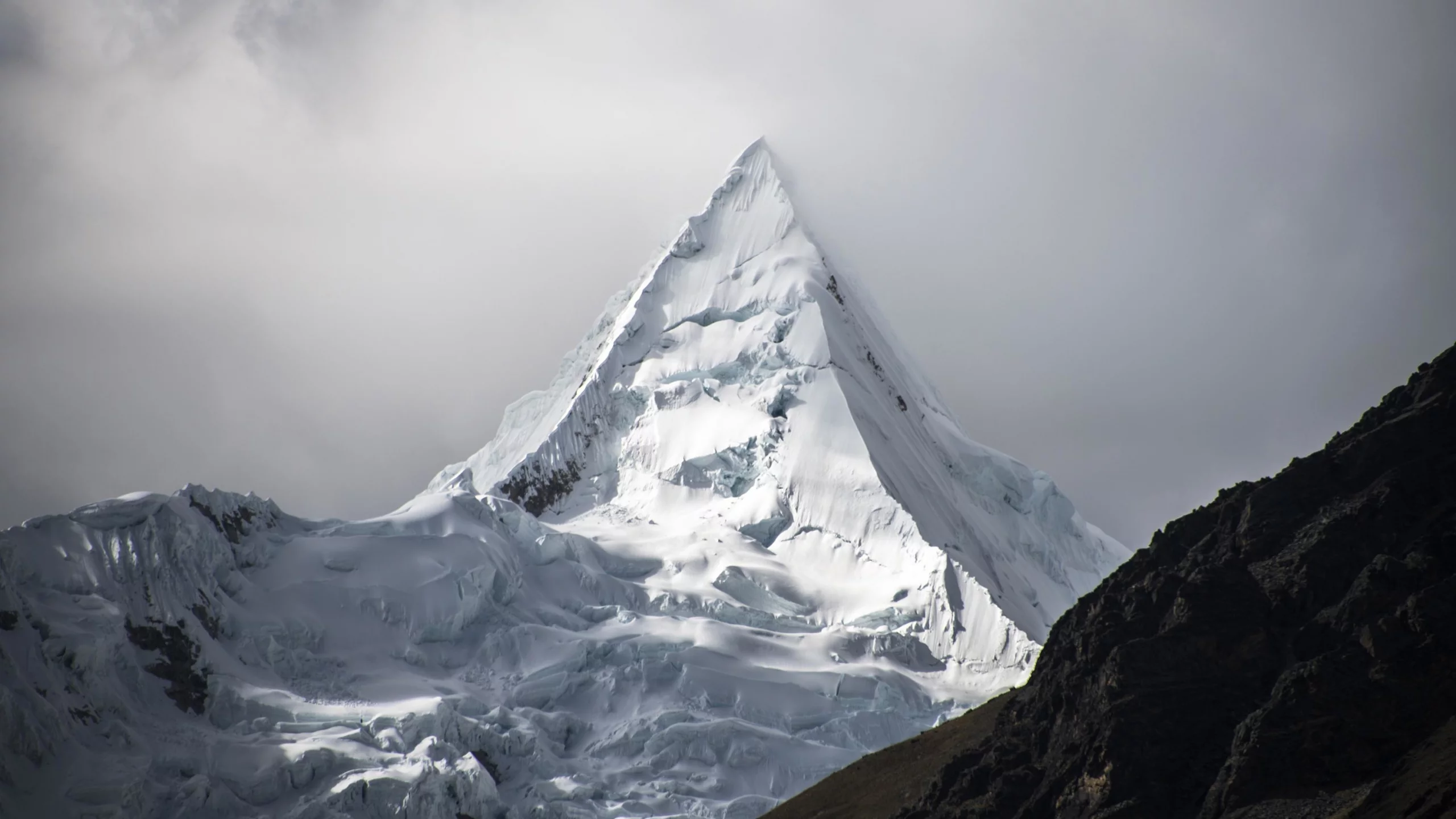 alpamayo, cloud, mountain, world, natural landscape