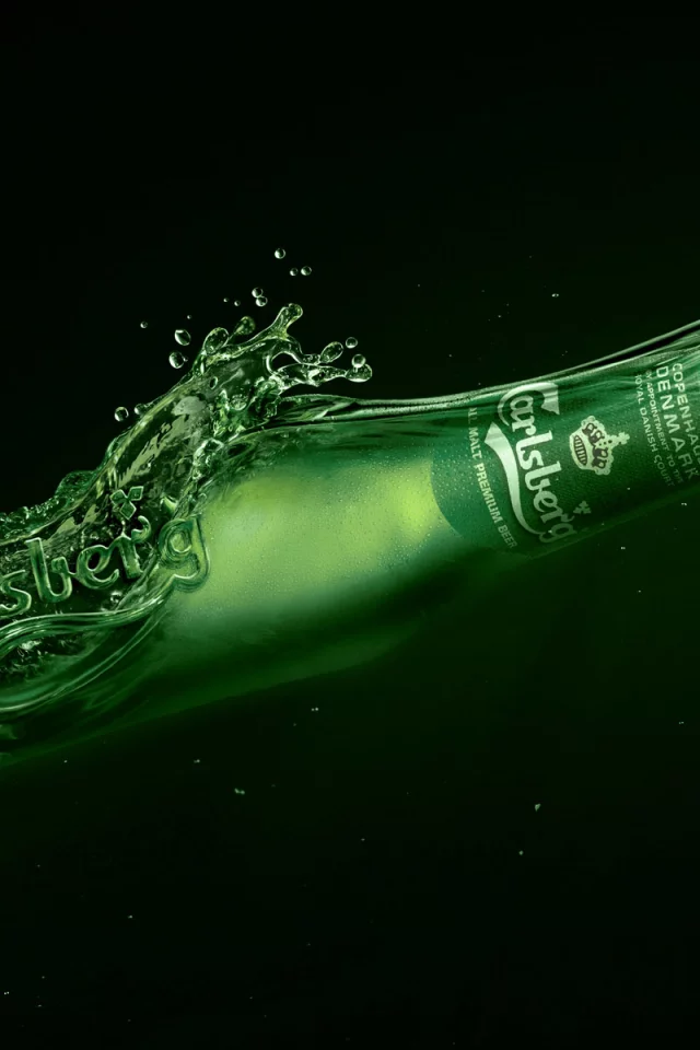 beer, bottle, carlsberg