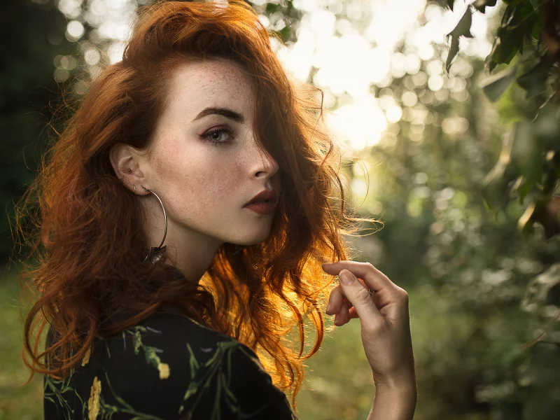 girl, beautiful, nature