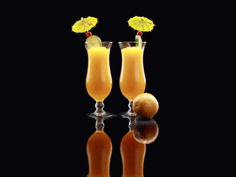 cocktail, glass, umbrella