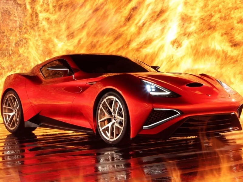 flame, coupe, cars