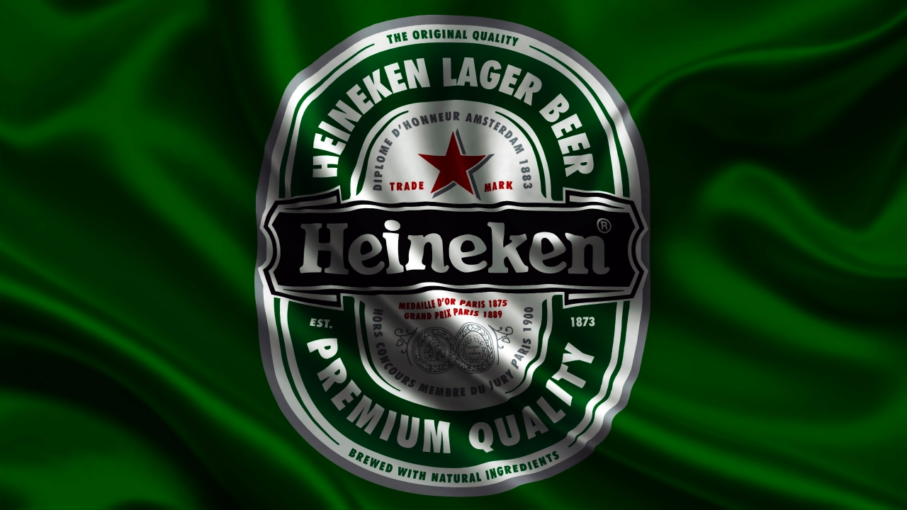 logo, green, drink, flag, beer, heineken