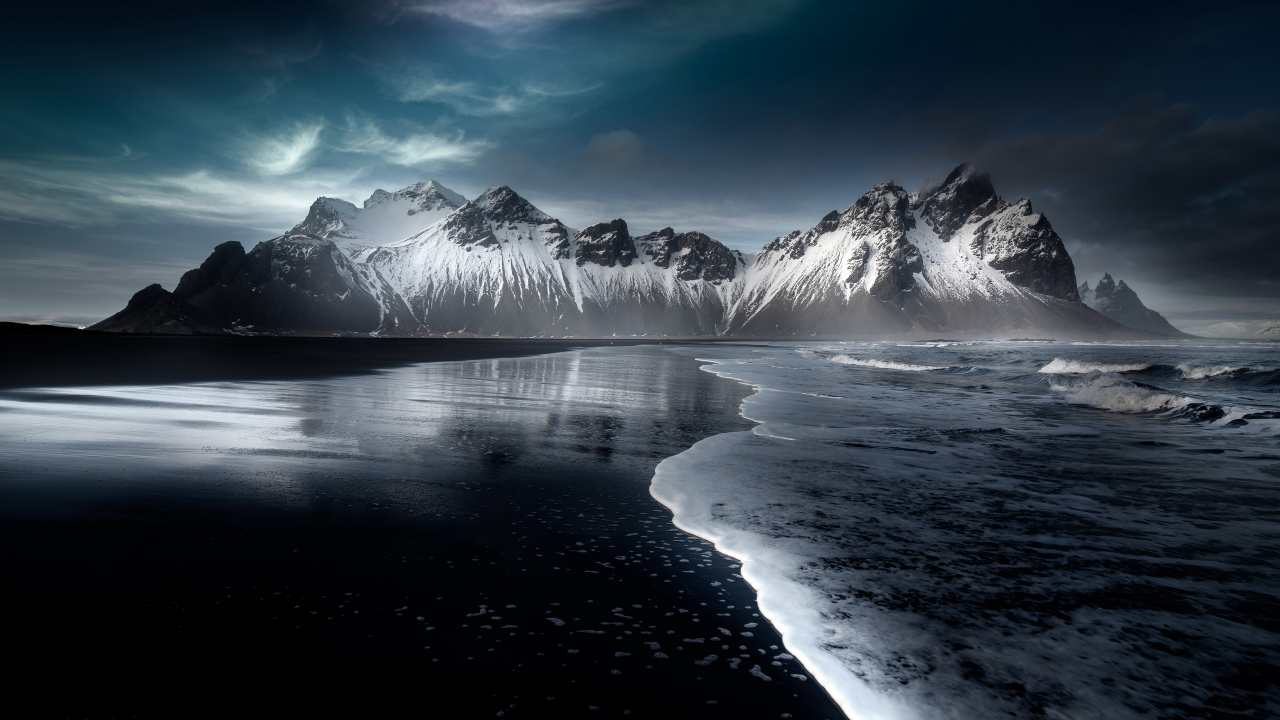 vestrahorn, stokksnes, krossanes, fjall, mountain