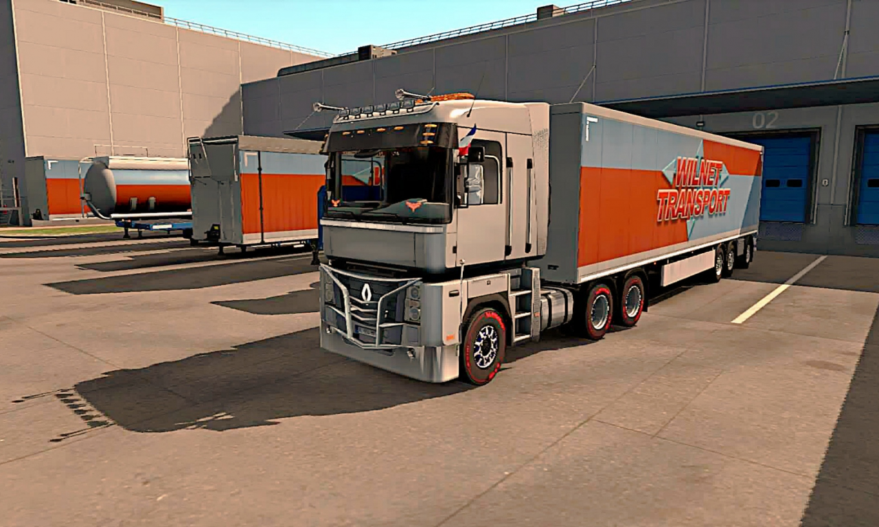 igra, ets 2, renault magnum, pricep