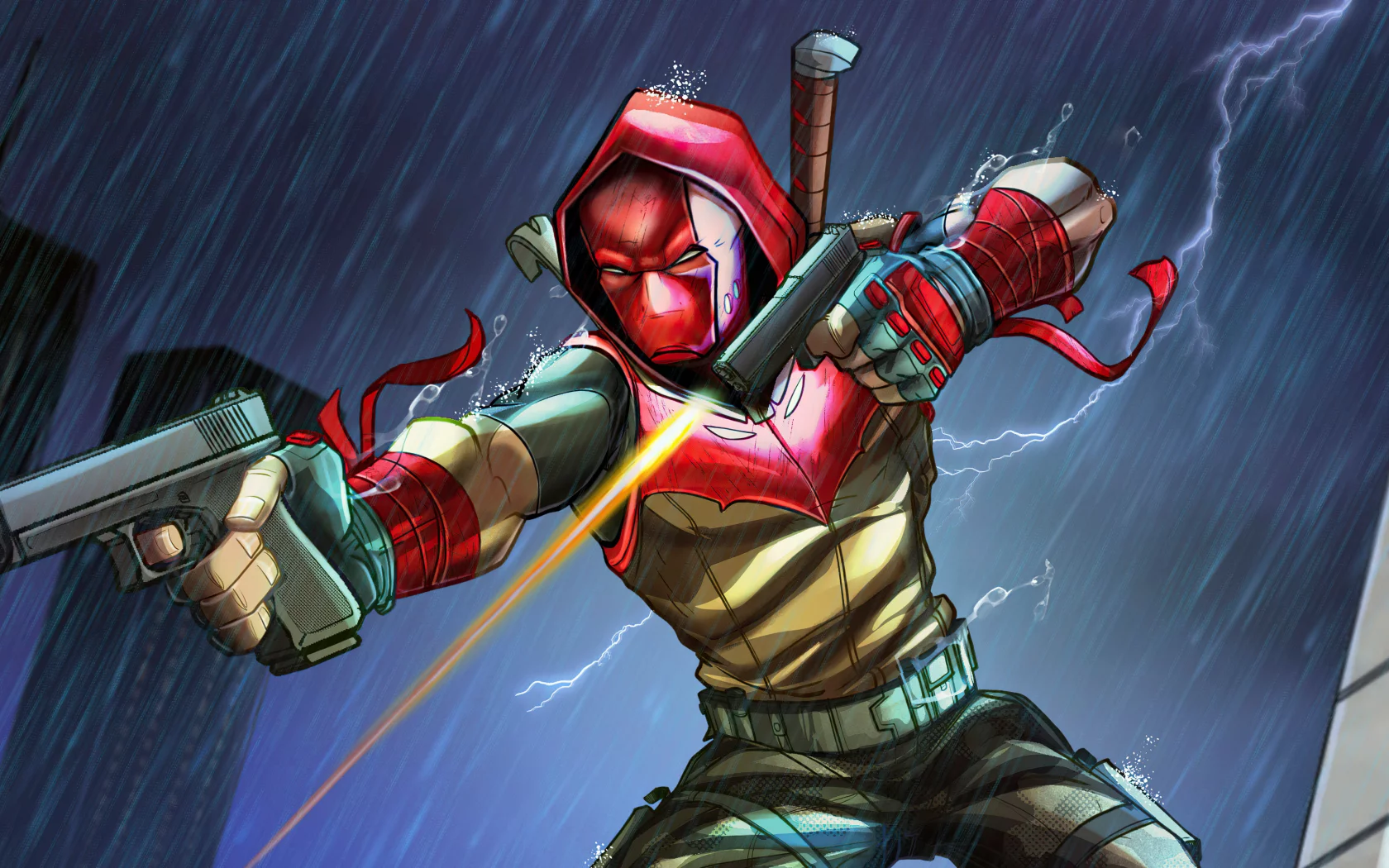 fantasy, hero, red hood