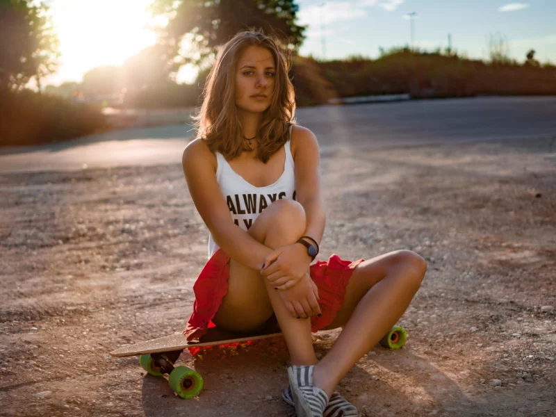 girl, beautiful, sit