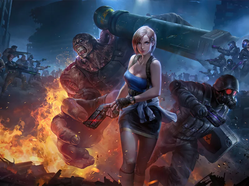 джилл валентайн, resident evil, девушки