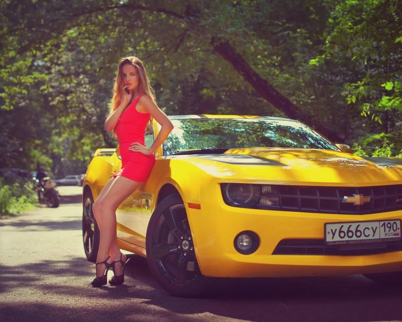 Девушка и автомобиль