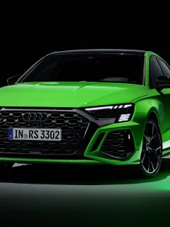 Зелёная Audi