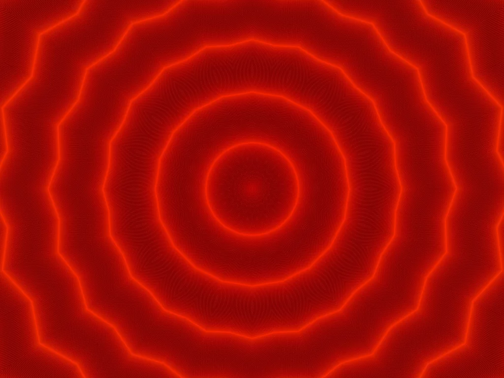 Abstract red spiral