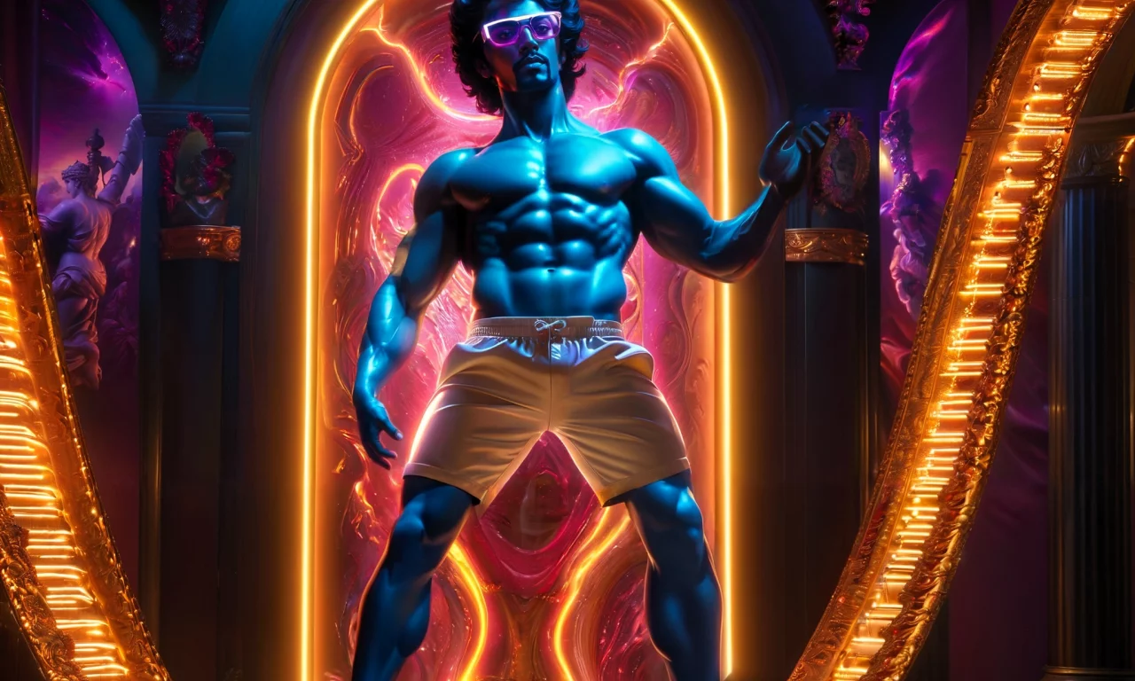 Синий